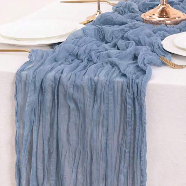 1 pieza/5 piezas Camino de mesa de unicolor de 90*180cm, Forro de mesa minimalista de poliéster para decoración de mesa de comedor