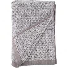 Diamond Jacquard Quick Dry Bath Towel,2 Pack,Grey - Gray - View 3