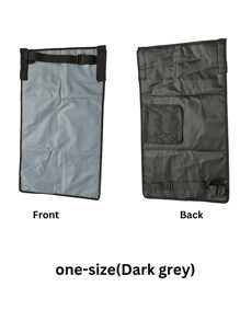 1pc Toddler Airplane Footrest, Kids Travel Bed, Toddlers Portable Foot Rest Hammock For Flights, Kids Bed Airplane Seat Extender, Leg Rest For Children To Lie Down On Plane - Grey - View 3