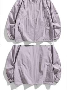 Women's Lightweight & Breathable Loose Fit Sun Protective Jacket, Suitable For Couples, Summer