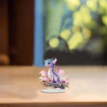 1 pièce Figurine en acrylique d'oiseau, de fée, de dinosaure - Décoration de table avec support, décoration acrylique 2D recto-verso, convient pour la maison et le bureau, statue polyvalente, cadeau de Noël parfait