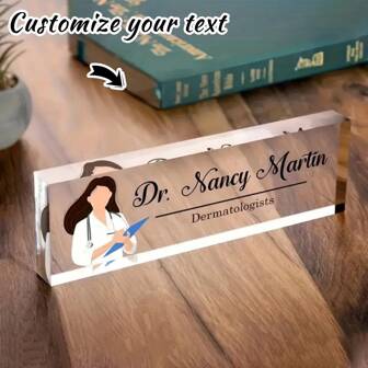 لوحة اسم مكتبية شخصية - 14 طراز - لوحات أكريليك مخصصة للمكتب - هدايا تقدير الموظفين - هدايا مكتبية للمعلم والمدير والممرضة والطبيب والمحامي والمرأة (هدايا الممرضة) ، لوحة اسم المكتب للطبيب والممرضة ، هدية ممارس التمريض البياتري ، لافتة مكتب الاستقبال للعيادة ، هدية تقدير الممرضة ، هدايا فريدة ليوم الممرضة عيد الميلاد ، هدايا شخصية ، هدايا عيد ، تجديد المنزل ، حرف مخصصة ، جو دافئ ، المنزل والحياة ، جو المنزلي ، تجديد المنزل الخريفي ، ديكور عيد الميلاد ، انسجام المنزل