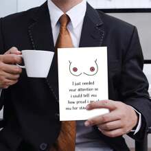 1PC Funny Sobriety Card, Sober Recovery Card, How Proud I Am Of You For Staying Sober Card, Envelope Included - 4-Color Envelope - Multicolor - View 12