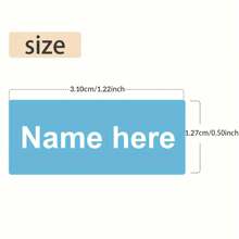 96pcs Personalized Labels, Custom Name Labels For School Supplies, Lunch Box, Books, Water Cup And Toothbrush Labels, 1.18inch*0.5inch, Water Droplet/ Splash Proof, Not Water Immersion Proof