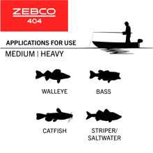 Zebco 404 Spincast Reel And Fishing Rod Combo, 5-Foot 6-Inch 2-Piece Fishing Pole, Size 40 Reel, Right-Hand Retrieve, Includes 28-Piece Tackle Kit, Black/Red - 黑色 - 查看 9