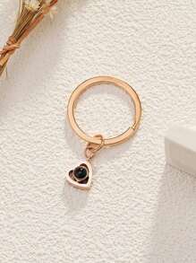 Móc khóa hình trái tim tùy chỉnh, móc khóa chiếu hình trái tim bằng thép không gỉ tích hợp ảnh, móc khóa chiếu ảnh cá nhân hóa hỗ trợ 100 ngôn ngữ, móc khóa kỷ niệm ảnh gia đình, quà tặng kỷ niệm gia đình, móc khóa ảnh tùy chỉnh cho Ngày Valentine - Móc khóa 4 - Xem 8