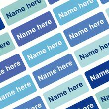 96pcs Personalized Labels, Custom Name Labels For School Supplies, Lunch Box, Books, Water Cup And Toothbrush Labels, 1.18inch*0.5inch, Water Droplet/ Splash Proof, Not Water Immersion Proof