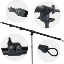 Photography Studio Lighting Softbox Photo Light Muslin Backdrop Stand Kit - 1 - View 4