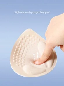 1pair Thickened 4cm Underwear Cup, Small Breast Padding, Removable And Washable Push-Up Breast Pad Inserts To Increase Padding, Underwear And Bra Accessories