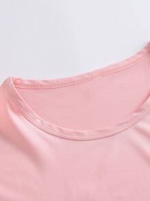 XIALISHA Kinder Mädchen Zweiteiler Schlafanzug mit niedlichem Einhorn Muster, Rundhals Kurzarmoberteil und Hose, ganzjährig tragbar