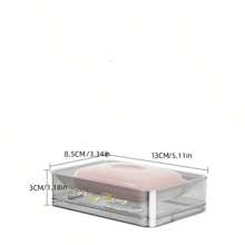 1 件装简约奢华浴室肥皂盒壁挂式无需钻孔排水肥皂架适合日常使用