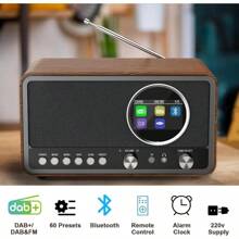 Monodeal DAB Radio With Bluetooth DAB+ DAB Plus Digital Radio FM Radio HiFi Speaker 5W TFT Display Radio With 60 Presets Sleep Timer Snooze - Black1 - View 2