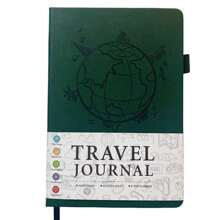 Cahier de planification de voyage, convient aux hommes et aux femmes, planificateur d'itinéraire de voyage et journal de souvenirs de voyage, comprend 6 planifications de voyage, planificateur de voyage, cadeau de voyage, cadeau de voyage créatif et raffiné - Multicolore - Voir 17