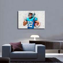 Christian McCaffrey Poster Canvas Poster Wall Art Bedroom Decor Living Room Decoration Gift - Unframe - View 4