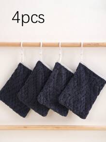 4/9 pièces Gants de nettoyage facial en fibre exquis, taille unique, réutilisables, nettoient le maquillage et les impuretés, gants de serviette de sueur, absorbants et doux, serviettes de cuisine pour la rentrée scolaire