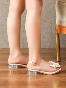 Girls High Heel Sandals, White Summer Children Shoes, Girls Sandals High Heel Shoes, Teenager