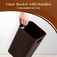 1pc Household Bathroom Wastebasket With Lid, Nordic Style Sorting Trash Bin For Office, Bedroom, Kitchen, Bathroom And Living Room Large,Kitchen,Bathroom,Multi-Colored Trash Can,