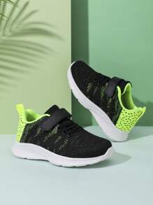 Giày thể thao thời trang nhẹ thoải mái mùa xuân mới cho thanh thiếu niên, giày thường ngày đế mềm thoáng khí mới 2025 cho bé trai và bé gái, thích hợp để đi học, đi làm và mặc hàng ngày - màu xanh lá - Xem 4