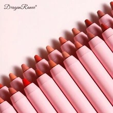 Dragon Ranee Matte Lip Liner Pencil, Long-Lasting Waterproof Sweat-Resistant, Easy To Color, Non-Fading Lip Liner Pencil In Nude, Brown, Red Colors, Essential For Beginners - Fenchunxianbi - View 5