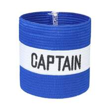 1pc Captain Armband For Sports - PA Nylon Elastic Band With Strong Adhesive, Symbol Badge For Football, Rugby, Hockey, Outdoor Playground Activities