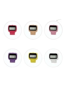 1pc Electronic Ring Counter, Digital Display Convenient Stress Relief Hand Tally Counter, Middle East/Arabic