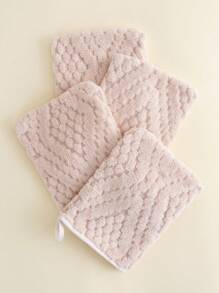 4/9 pièces Gants de nettoyage facial en fibre exquis, taille unique, réutilisables, nettoient le maquillage et les impuretés, gants de serviette de sueur, absorbants et doux, serviettes de cuisine pour la rentrée scolaire