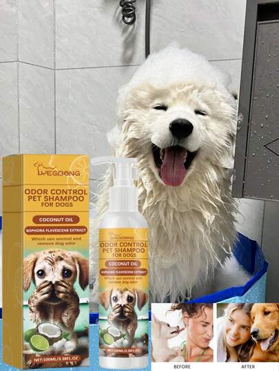 Gentle Cleansing Pet Shampoo, Soft & Smooth Pet Hair Care Dog Shampoo