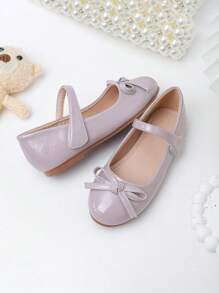 New Girls Comfortable Soft Bottom Fashion Casual Flat Shoes - Purple - View 5