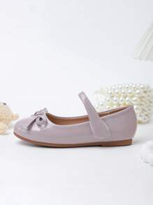 New Girls Comfortable Soft Bottom Fashion Casual Flat Shoes - Purple - View 7