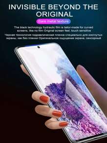 三片装全覆盖水凝胶屏幕保护膜，适用于三星 Galaxy、Redmi、荣耀等机型。易于粘贴，支持指纹解锁。软膜（非钢化玻璃） - 3件 - 查看 11