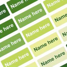 96pcs Personalized Labels, Custom Name Labels For School Supplies, Lunch Box, Books, Water Cup And Toothbrush Labels, 1.18inch*0.5inch, Water Droplet/ Splash Proof, Not Water Immersion Proof