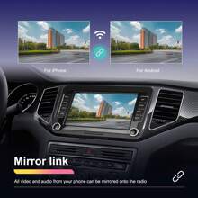 [2G+64G] Android 13 Car Stereo With Wireless Android Auto For Volk swagen For Jetta For Beetle For Tiguan For Passat For Golf For Polo For Skoda Seat 7 Inch Touchscreen Radio With GPS WiFi FM With AHD Backup Camera - 7 Zoll - Übersicht 5