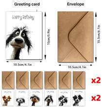 24-Pack Festive Holiday Greeting Cards With Envelopes - Watercolor Cute Animals Design For Christmas, New Year, Congratulations, Good Luck, Thank You