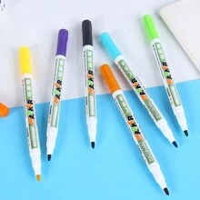 12 色/8 色可擦除白板笔，易于擦拭，容量大，用于绘画、记笔记、涂鸦、着色 - 彩色白板筆 - 查看 3