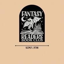 Fantasy Leser Aufkleber, Bücherwurm Aufkleber, Geschenk für Buchliebhaber, Bücher Merchandising, Kindle Aufkleber, Schmöker Leser, Leseliebhaber, E-Book Reader, Schulmaterial