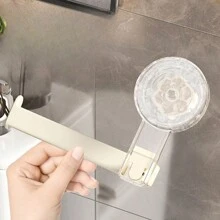 Wandgemonteerde toiletrolhouder - Zelfklevend, Geen boren vereist, Geschikt voor keuken en badkamer, Gemaakt van kunststof - Multifunctionele tissuerol en handdoekhouder