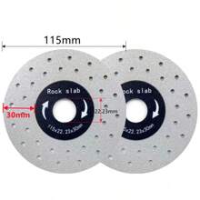 4.5/5-Inch 115/125mm Rhinestone Dry Cutting Disc Board Ceramic Tile Marble Thin Cutting Blade Disc For Marble Machine, Angle Grinder