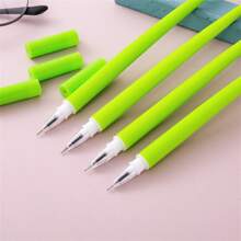 6pcs Cute Panda Wiggle Ballpoint Pens, Creative Stationery Soft Gel Ink Pen, High Aesthetic Office Writing Supplies