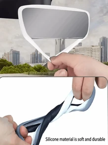 Car Rearview Mirror Silicone Protective Cover, Compatible With Most Cars And Auto Decoration - Perfect Gift For Car Enthusiasts