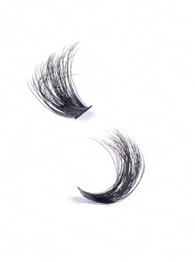 312 簇 C/D 曲率，柔软 50D+60D+80D+100D 股 0.07 毫米仿貂皮单根睫毛，10-16 毫米混合，312 件/16 个托盘，柔软自然，防水，轻盈，易于日常使用、派对或婚礼