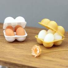 Miniature Model Chicken Egg Carton Storage Holder For Diorama, Life Scene - Multicolor - View 1