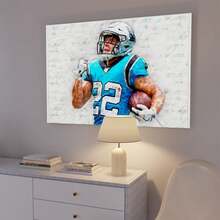 Christian McCaffrey Poster Canvas Poster Wall Art Bedroom Decor Living Room Decoration Gift - Unframe - View 2