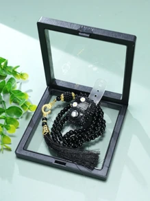 2套带计数器的穆斯林念珠，99颗6毫米仿珍珠珠子 - 彩色 - 查看 11