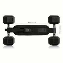 Weight-Bearing Belt Weighted Waist Trainer Belt - Adjustable Resistance Ergonomic Design Workout Hip Thrust Hip Training Belt - Weight Belt - View 4