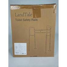 LandTale Toilet Rails Adjustable Toilet Rails For Elderly Adults Senior Disabled Handicap Toilet Assistance Handles Frames Fit For Most Toilet Foldable And Portable - WhiteOrBlack1 - View 10