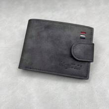 Men's Luxury Business Wallet Fashionable Design Wallet Purse Wallet Mini Wallet Men Wallet Leather Small Wallet - Black - View 10