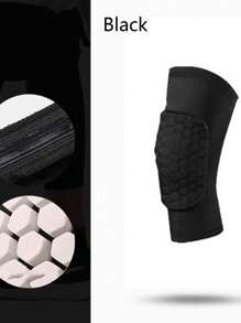 1 pieza Protector de rodilla de licra extendido para estudiantes, equipo de protección para baloncesto y fútbol, protector de pierna deportivo, protector de rodilla anti colisión en panal para accesorios de gimnasio, rodilleras deportivas, rodilleras de gimnasia