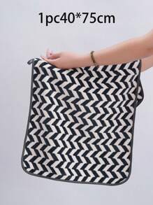 1/3pcs Coral Fleece Microfiber Non-Shedding 1pc Bath Towel/ Or 1pc Face Towel, Soft Absorbent Striped Bathroom Towel, Suitable For Bathroom, Pool, Beach Back To School For Beauty Salon Home Bathroom Shower Towels For Beauty Salon, Hotel Sports,Home Essentials, Towel, Skin Care Bath Towel Sheet