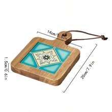 Nuevas alfombrillas de madera para el hogar, tapete anti-escaldaduras, posavasos de madera para teteras calientes, tapete antideslizante para tazas - d - Ver 6