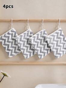 4/9 pièces Gants de nettoyage facial en fibre exquis, taille unique, réutilisables, nettoient le maquillage et les impuretés, gants de serviette de sueur, absorbants et doux, serviettes de cuisine pour la rentrée scolaire